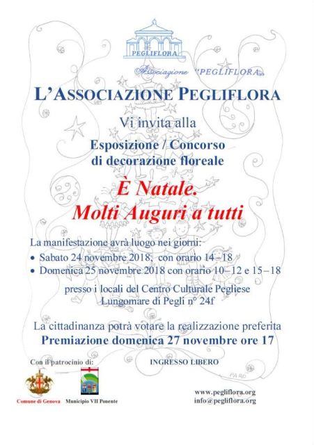 Locandina Natale. Molti Auguri a tutti