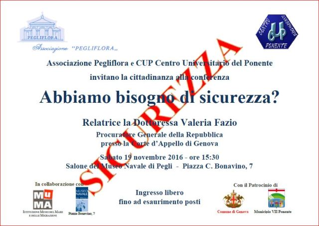 Locandina Abbiamo bisogno di sicurezza?