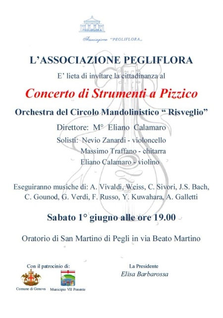 Locandina Concerto Pegliflora